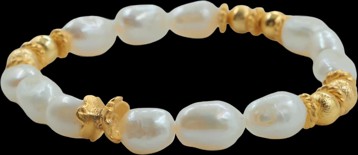 GOLDEN ACCENTS İNCİ BİLEKLİK