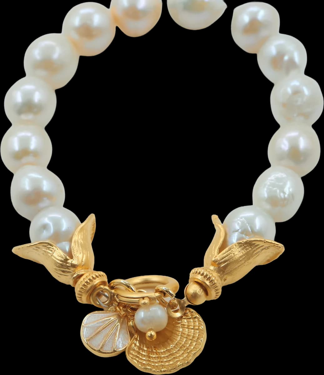COASTAL SHELL PURE İNCİ BİLEKLİK