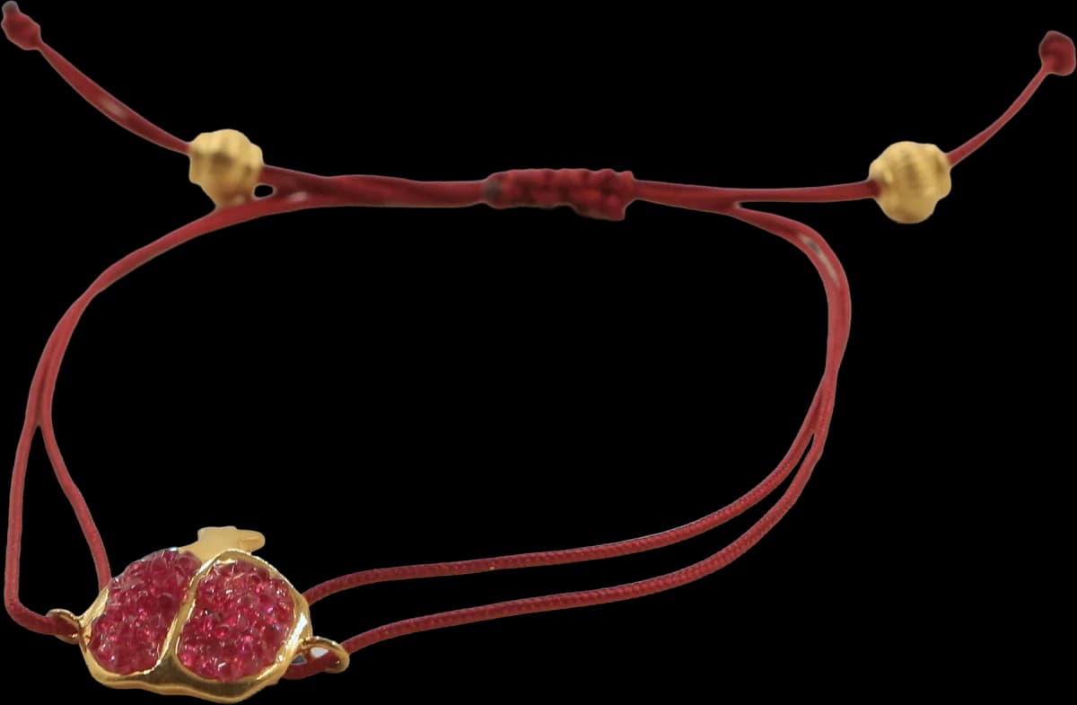 POMEGRANATE RED LUCK BİLEKLİK