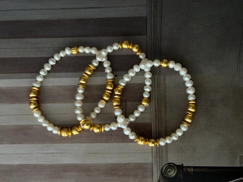 GOLDEN ACCENTS İNCİ BİLEKLİK
