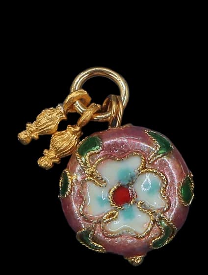 Floral Enamel Heritage Charm