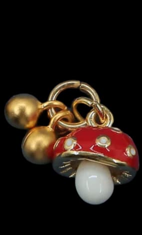 Mushroom & Bell Enchantment Charm