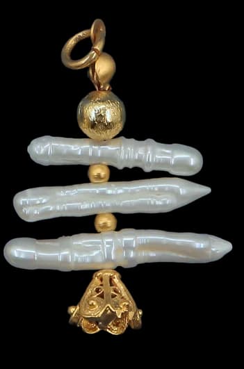 Artisan Pearl Cascade Charm