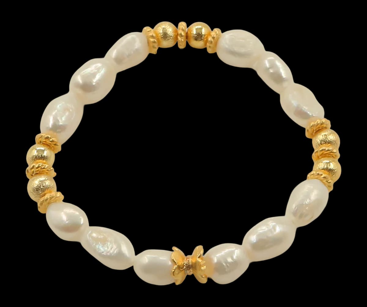 GOLDEN ACCENTS İNCİ BİLEKLİK