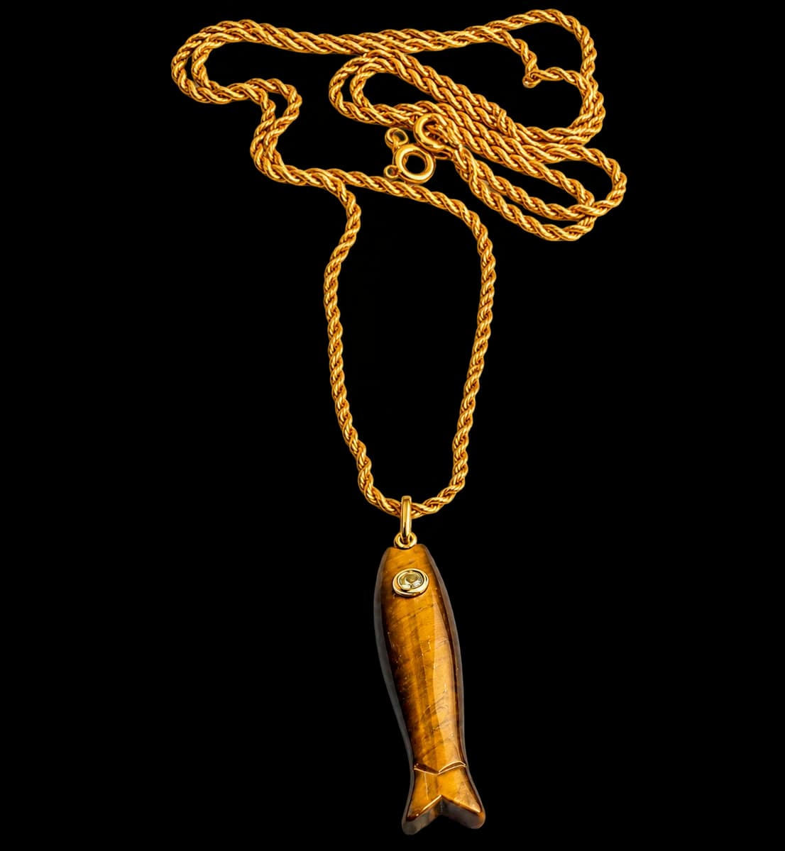 AMBRE FISH KOLYE